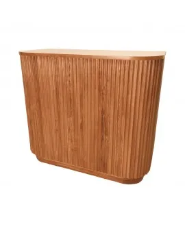 Sydney Fluted 4ft Bar Natural