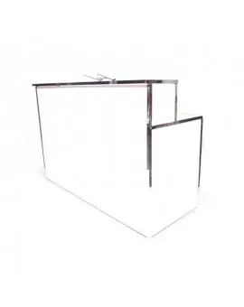 6 Ft Chrome Dj Booth With Plexi