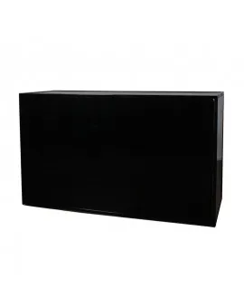 6 Ft Black Frame Bar With Plexi