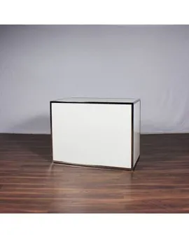 4 Ft Chrome Buffet Bar With Plexi