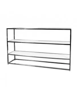 6 Ft Short Chrome Bar Back With Plexi