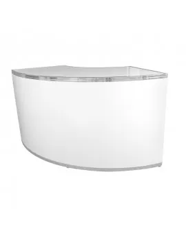 6 Ft Curved Chrome Bar With Plexi