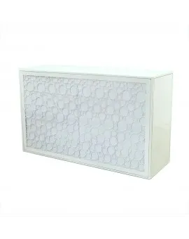 Geo Bubble 6ft White Frame Bar