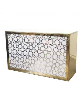 Geo Bubble 6ft Gold Frame Bar