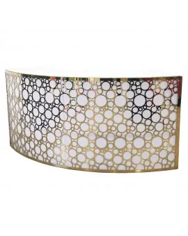 Geo Bubble 6ft Curved Gold Frame Bar