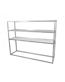 6 Ft Chrome Bar Back With Plexi