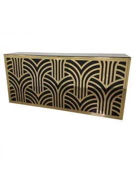 Geo Gatsby 8ft Gold Frame Bar