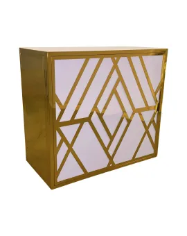 Geo Gem 4ft Gold Frame Bar