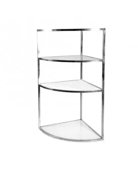 Two And Half Ft Chrome Bar Back 1 By 4 Round With Plexi