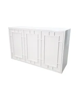 Geo Window 6ft White Frame Bar