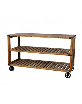 Hk Reclaimed Wood Serving Station