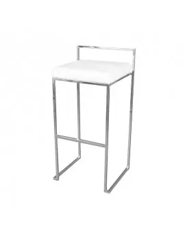 Hannah White Bar Stool