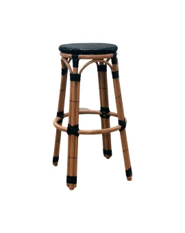 Marseille Barstool Black