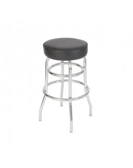 Diner Bar Stool Black Seat