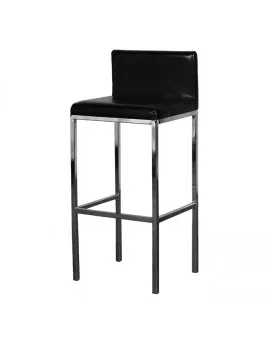 Denzel Black Bar Stool