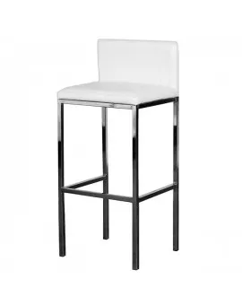 Denzel White Bar Stool