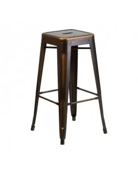 Industrial Bar Stool Vintage Copper