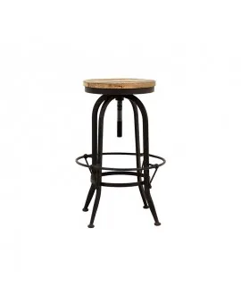 Hk Reclaimed Wood Bar Stool