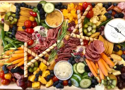 New Years Eve Charcuterie Board Catering