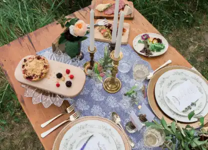 Premium Outdoor Catering Setup