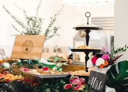 Wedding Buffet Catering Display