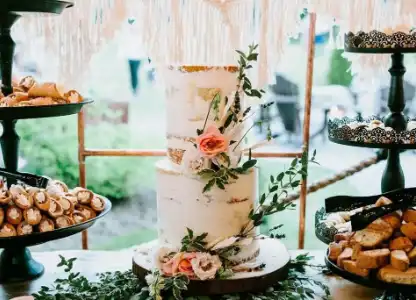 Wedding Cake And Dessert Display