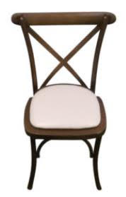 Harvest Cross Back Chairs