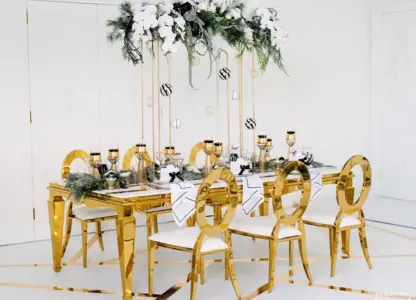 Cartier Halo Gold Chair