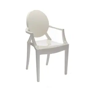 White Louis Ghost Armchair