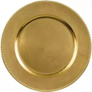 Beaded Charger Plate