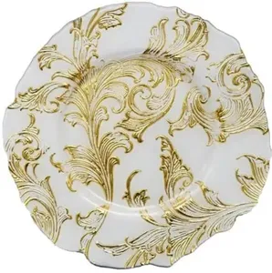 Damask Charger Plate