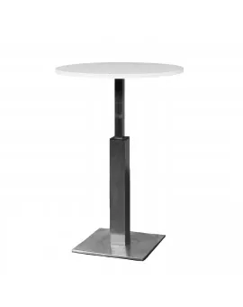 Hydraulic Cruiser White Brushed Top Aluminum Base