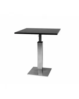 Hydraulic Cruiser Black Top Aluminum Base Square Top