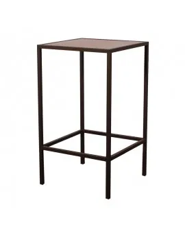 Sq Brown Frame Cruiser With Natural Wood Top