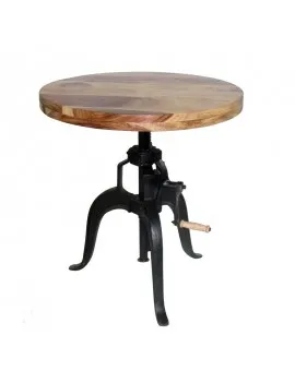 Wood Top Reclaimed Crank Cruiser Black Base