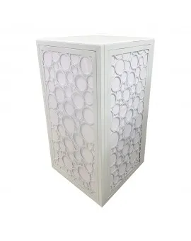 Geo Bubble White Frame Cruiser Table