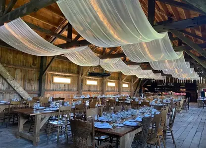 Rustic Wedding Setup