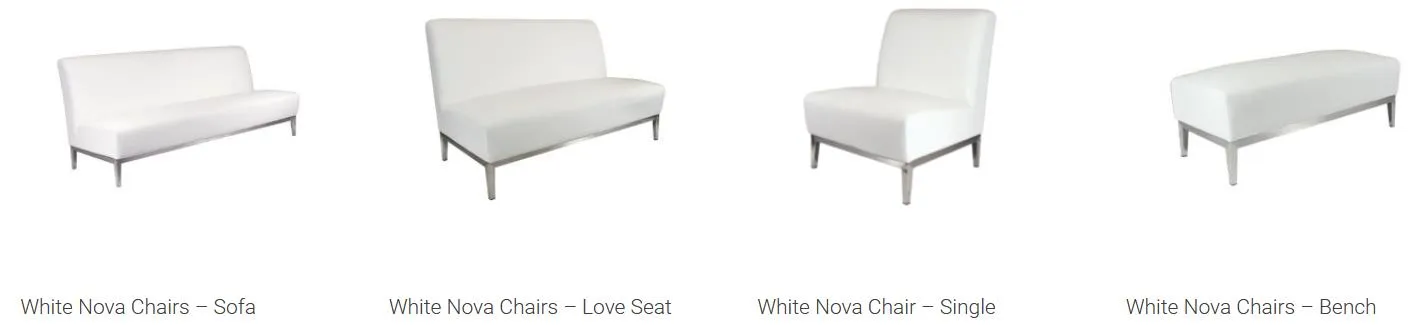 White Nova Chairs