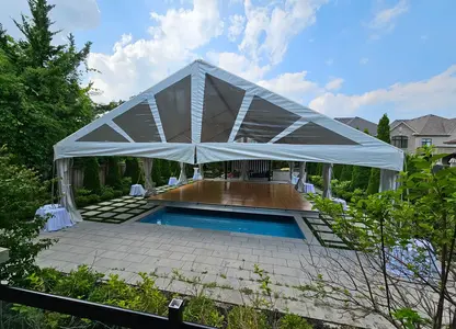 Pool Coverings With Tenting