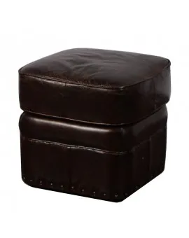 Distressed Brown Cube