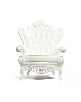 Polart Baroque Chair White