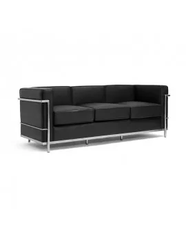 Toronto Sofa Black Leather