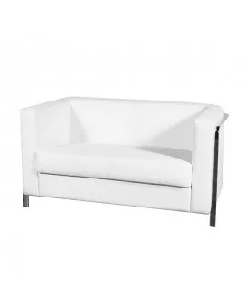 Citi White Loveseat