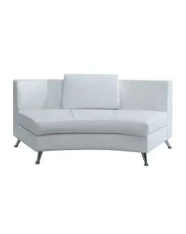 Snake White Sofa Middle Piece With Back