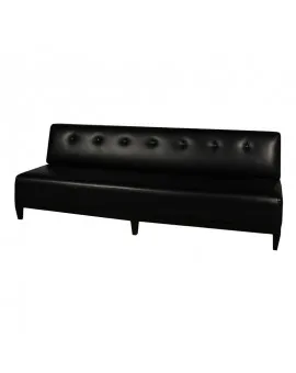 8ft Bk Sofa Black