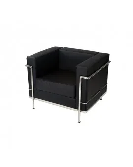 Toronto Single Black Leather