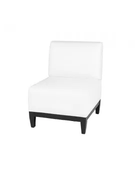 Bk Single Chair White