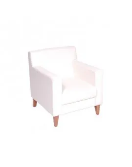Sibos White Single Chair