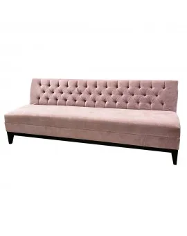 Blush Pink Tufted Sofa