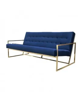 Blue Velvet Sofa